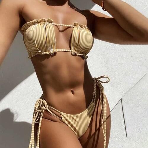 Sexy Bikini Swimwear Women Swimsuit Push Up Bathing Suit Biquini Summer Beach Wear Bandeau Bikinis Swim Suit Female