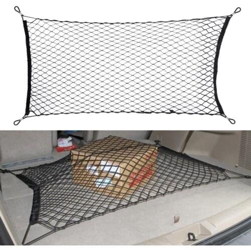 Car Trunk Cargo Luggage Net Holder Fit for Audi Q3 Q5 Q7 A3 A4 A5 A6 A7 A8 Car-styling Elastic Nylon Rear Back String Mesh Net
