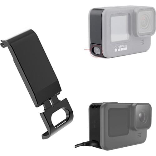 Replacement Rechargeable Side Housing Case Cover Mount Battery Door Cover For GoPro Hero 9 Black Action Camera Accessories