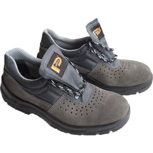 Safety shoes work shoes low suede non-slip panda