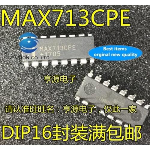 5PCS MAX713 MAX713CPE MAX713EPE DIP16 battery regulator in stock 100% new and original