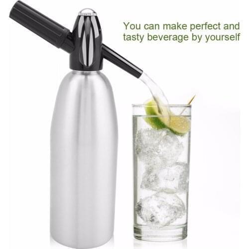 DIY Home Drink Juice Machine Bar Beer Soda Maker Steel Bottle Soda Stream Foam Cylinders Injector