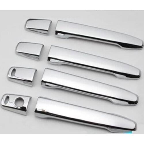 Car styling for 2006- 2020 MITSUBISHI OUTLANDER ABS Chrome Door handle Protective covering Cover Trim
