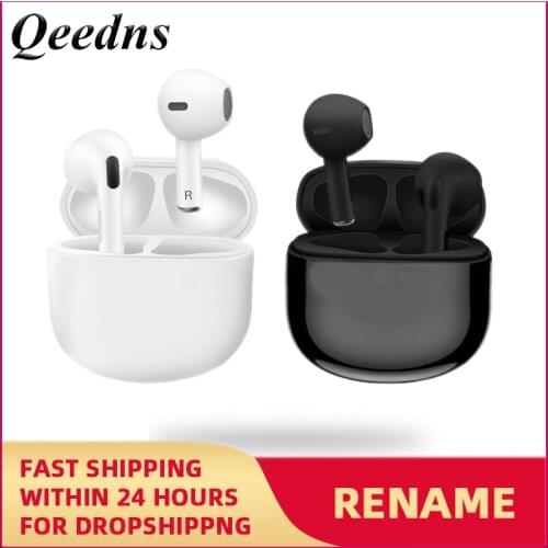 Air Pro 4 TWS Wireless Earphones Rename Bluetooth 5.0 Mini Earbuds with Charging Case Sports Handsfree Headset for Smart Phones