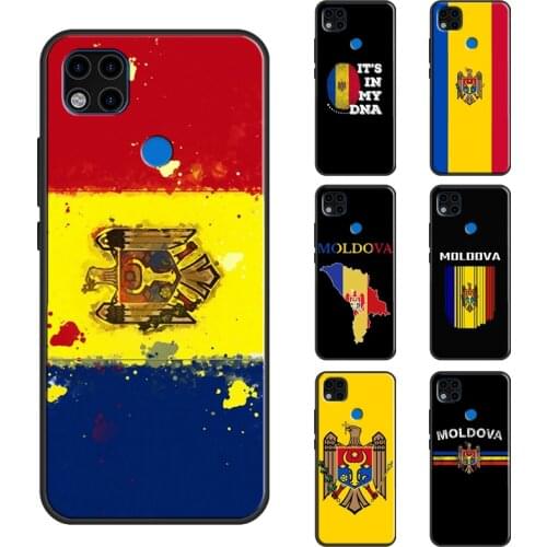 Moldova Flag Case For Xiaomi Redmi Note 10 8 9 Pro Note 7 9S 8T Back Cover For Redmi K40 9A 9 9C 7A