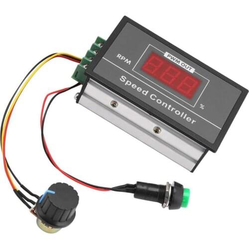 Dc6-60VPwm Motor Controller High Power Motor Speed Controller Switch Reversible12V24V36V 48V Controller Voltage Regulator Dimmer