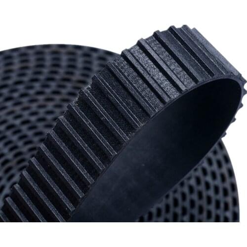 DuoWeiSi 1 meter HTD-S3M HTD-S5M belt width 10/15mm rubber opening timing belt HTDS3M HTD-S5M pitch 3mm 5mm printer accessories