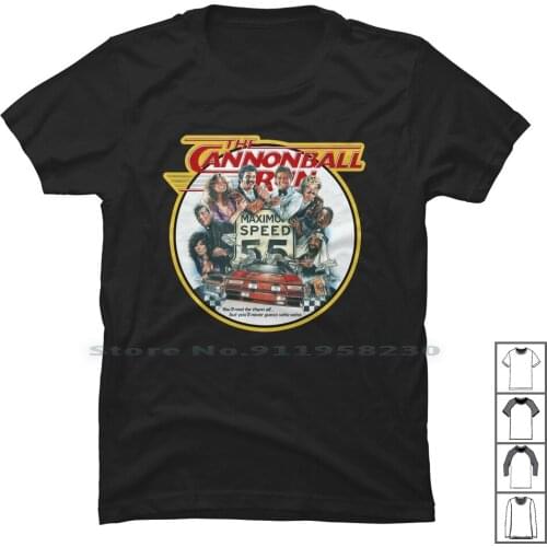 Cannon Ball Run T Shirt 100% Cotton Popular Symbol Seller Cannon Quote Ball Anno Run New No Ba Symbol
