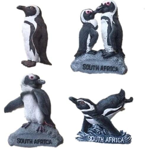 Hot Sale South African Penguin 3D Fridge Magnets Tourism Souvenirs Refrigerator Magnetic Stickers Home Decor Gift