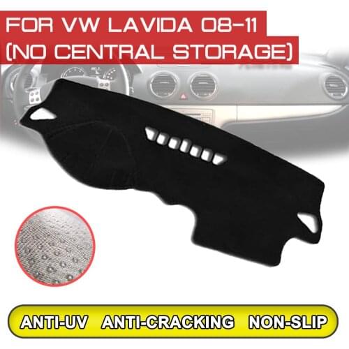 For Volkswagen Lavida 2008 2009 2010 2011 Car Dashboard Mat Anti-dirty Non-slip Dash Cover Mat UV Protection Shade