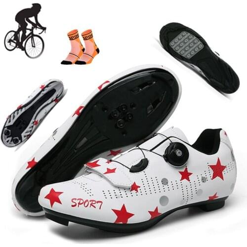 Cycling shoes zapatillas ciclismo mtb bike sneakers self-locking breathable women men outdoor ultra-light riding bicycle shoes