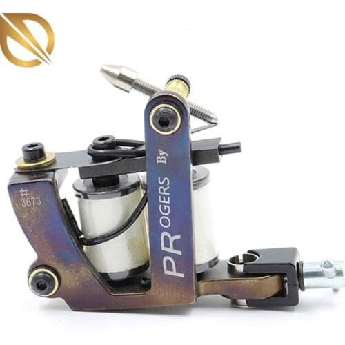 Hot Sale Coil Tattoo Machine Guns 10 Wrap Coils Tattoo Machine For Liner Shader Tattoo Supplies Free Shipping