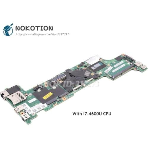 NOKOTION VIUX1 NM-A091 04X5154 Main board For Lenovo Thinkpad X240 Laptop Motherboard SR1ED I7-4600U CPU DDR3L