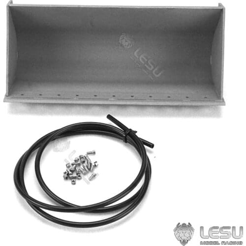 LESU Metal Bucket for 1/14 RC Aoue LT5 LT5H Hydraulic Skid Steer Loader Bobcat TH19132