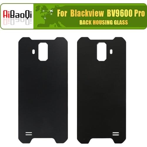 Original Blackview BV9600 Pro Battery Door Cover Back Glass Panel+Sticker Adhesive For 6.21 inch Blackview BV9600 Pro Phone