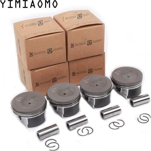 03F107065G Piston & Rings Auto Assembly 19mm For VW Jetta Golf Caddy Audi A1 A3 Seat Skoda 1.2TFSI 03F 198 151A 06A 107 441