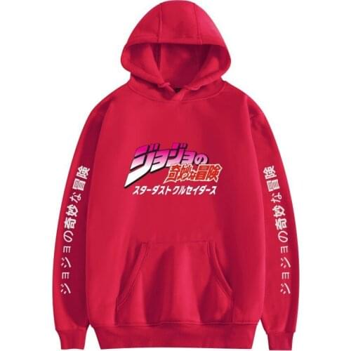 Cosplay Jojo Bizarre Adventure Anime Hoodie Sweatshirt Harajuku Fashion Golden Wind Streetwear Hooded Giorno Giovanna Hoodies