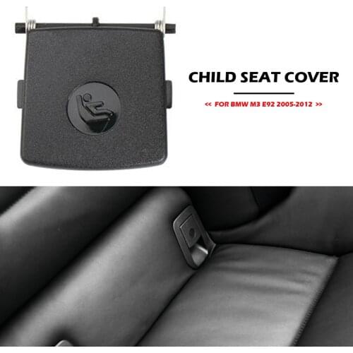 Rear Child Seat Safe Anchor ISOFix Cover for BMW E92 M3 2005-2012 Car Accessory Seat Belt Cover Padding Car Accessories