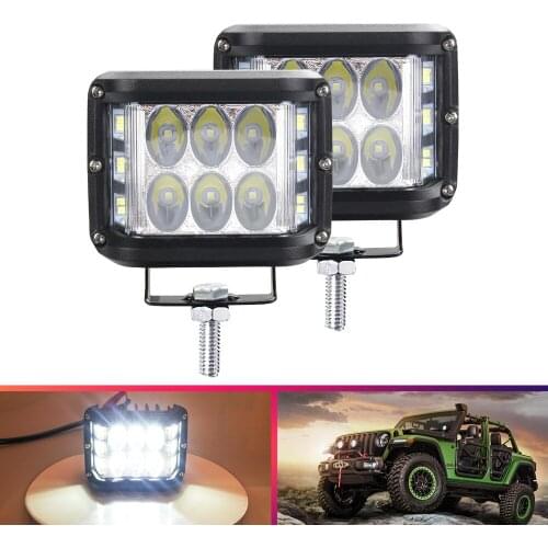 3 side 60W led bar spotlight flash work light bar for 4X4 offroad accessories Truck Tractor Boat motorcycle car SUV ATV 12V 24V