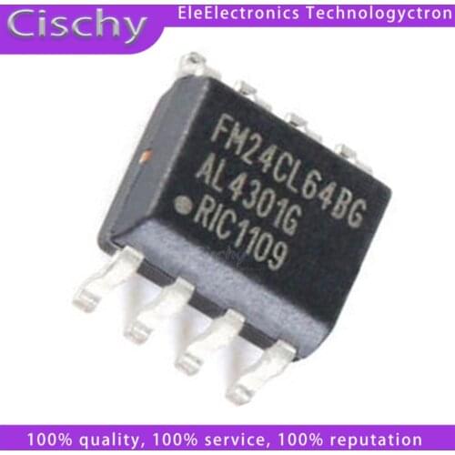 5pcs FM24CL64B-GTR FM24CL64-G FM24CL64B FM24CL64 24CL64 SOP-8 In Stock