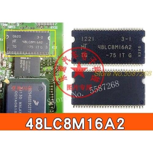 5pcs/lot MT48LC8M16A2P-75ITG MT48LC8M16A2P-75 G MT48LC8M16A2 48LC8M16A2-75 ITG TSOP54 flash memory chip For BMW CCC host repair