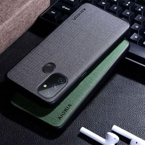 Fabric Texture Case for OnePlus Nord N100 Simple Concise Style Soft Back Cover Coque for OnePlus Nord N100 Case funda cape