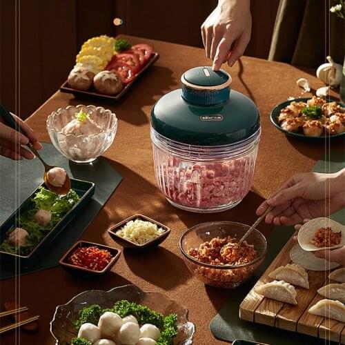 JRM0351 Bear Household Meat Grinder Multifunction Peeling Garlic Electric Small Chopped Vegetables Pepper Stuffing Blender New