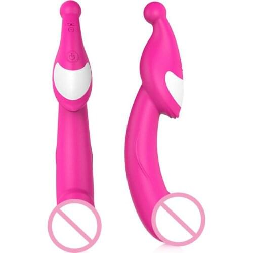 FEIHAN 9 Vibration Modes AV Wand Massager Elf Shape Vibrator Silicone Dildo Vibrators for Women Sex Toys