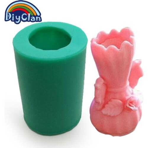 Jardiniere Soap Mold Cake Decorating Tools Candle Molds Vase Cake Form Baking Tool Chocolate Moulds Cake Tools S0457HP