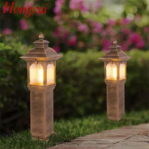 Hongcui Lawn Lamp Outdoor LED Waterproof Modern Patio Garden Light For Home Porch Garden Villa Post Light