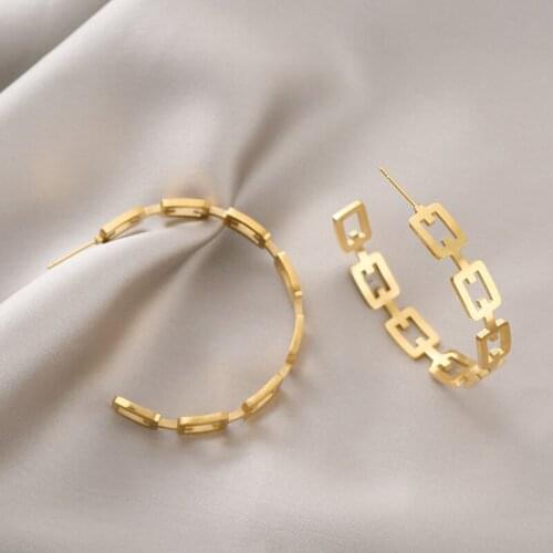 Женские золотые серьги JINGJUAN China At AliExpress