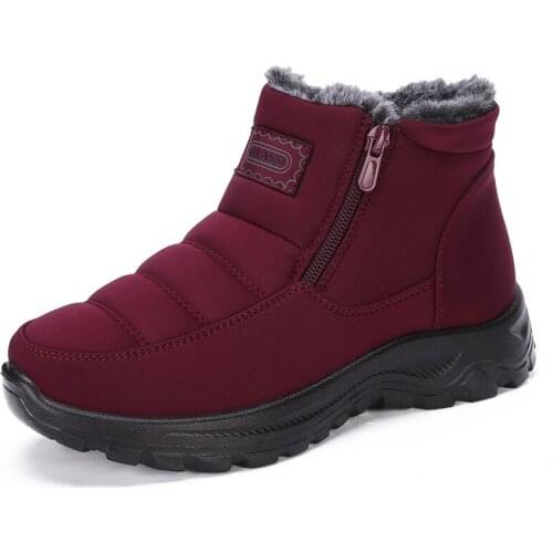 High-quality Ladies Ankle Black Chunky Pouch Ankle Boots Woman Platform Zapatillas Mujer Thick Bottom Platform Boots