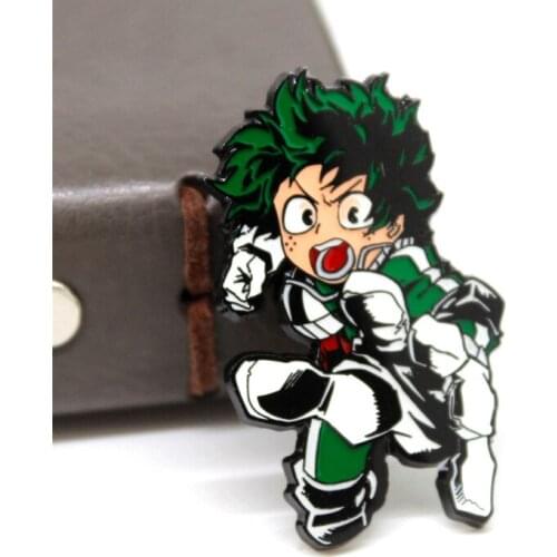 Boku no Hero Metal Badge My Hero Academia Pendant Badge Midoriya Izuku Cos Halloween Cosplay Accessory Kid Birthday Gift Hot