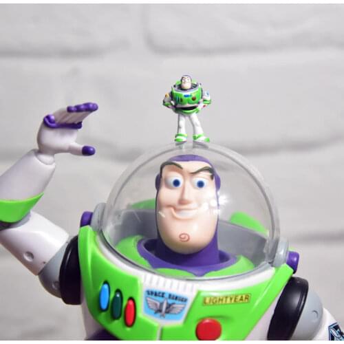 Mini Disney 12pcs Toy Story Figure Toys Buzz Lightyear Figure Posture Model Anime Collection Figurine Doll
