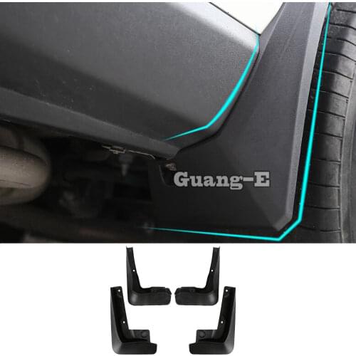 For Volkswagen Tiguan L TiguanL MK2 2016 2017 2018 2019 2020 Car Fender Soft Mudguard Protection Flap Splash Mud Guard Frame