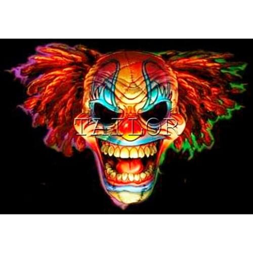 Mosaic Cross stitch cuadros full square embroidery 5d diamond painting kit set Color clown man smiley complet Dirll drawing art