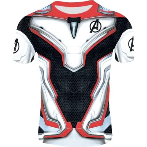 New fitness T-shirt, 3D printed T-shirt, outdoor running and riding T-shirt, slim T-shirt, tight short sleeve shirt