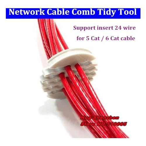 NEW 5 category/6 category Network module network cable comb machine Wire Arrangement tidy tools for computer room/Office
