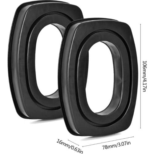 Replacement Ear Pads for Howard Leight by Honeywell Impact Earmuff Headphones Soft Earpads Accessories