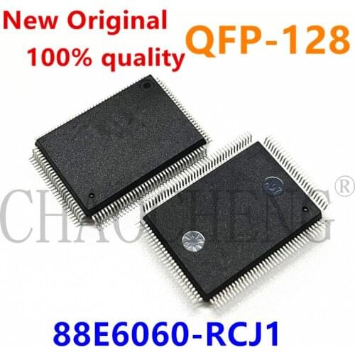 2piece)100% New 88E6060-RCJ1 88E6060 RCJ1 QFP-128 Chipset