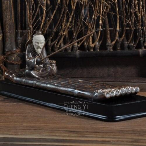 Creative boutique fishing Weng ceramic censers of incense and sandalwood incense stick lying incense incense burners