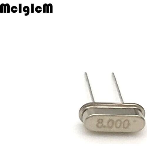 1000pcs hc-49s 8MHz 8.000mhz 20ppm 20pF quartz resonator