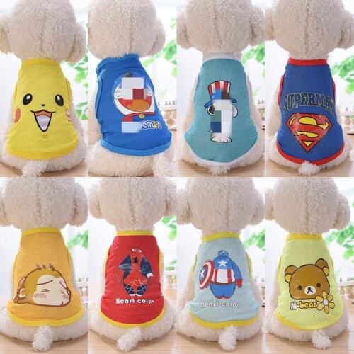 Summer Pet Dog Vest Clothes Mesh Puppy Cat Clothing for Small Dogs Shirts Cheap Dog Shirt Suit Pets Products