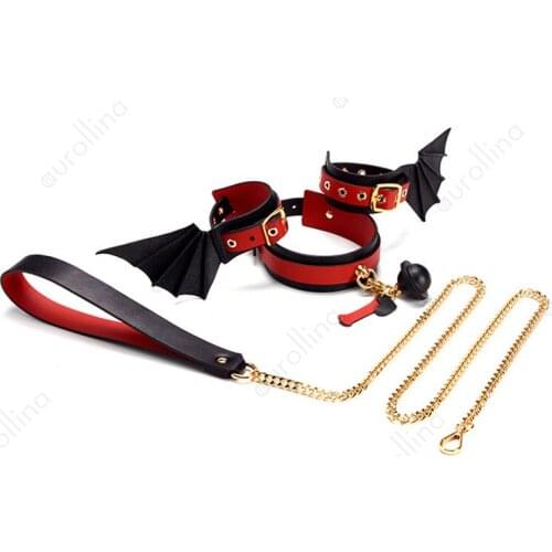 Custom Made BDSM Kit With Bat Wing Cuff Confidential Shipping