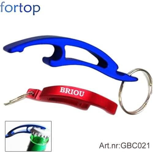 New eye shape mental opener/key ring opener for bottle/2000pcs/lot laser engraving logo/aluminum alloy bar tool