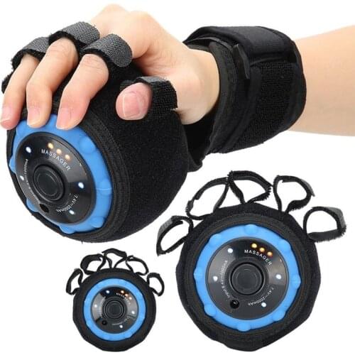 NEW Electric Hand Massage Ball Infrared Therapy Hot Compress Stroke Hemiplegia Finger Rehabilitation Recovery Training Machine