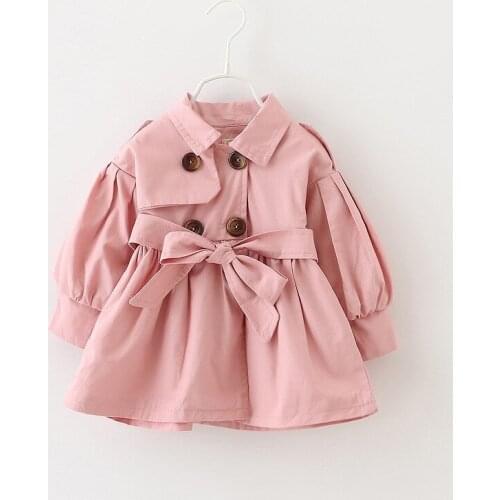 Puenamer Trench Coats For Girls