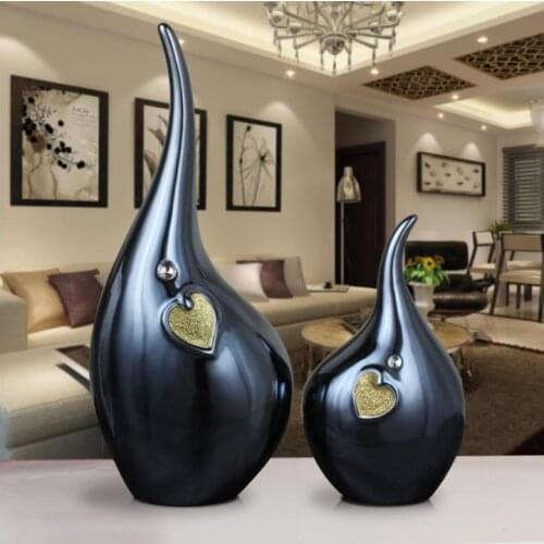 Modern Creative Abstract Elephant Sculpture Geometric Ceramic Animal Statue Simple Elephant Figurine Nordic home decorations