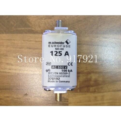 [ZOB] The United States Bussmann NH-00 30192 125A BUSS fuse tube 690V --2pcs/lot