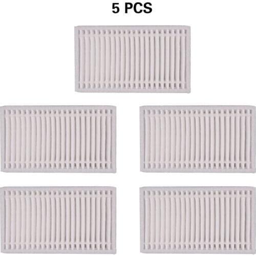 5 piece/batch hepa robot filter for replacing iselife PRO1 PRO1S PRO2S robot spare parts for vacuum cleaner accessories